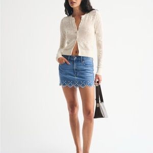 NWT Abercrombie & Fitch denim skirt